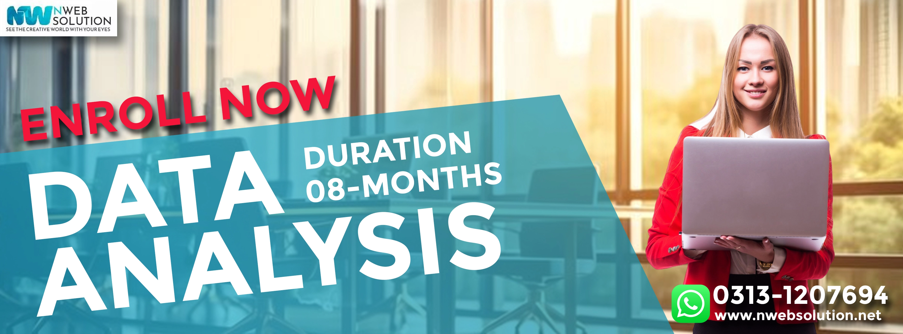 Nweb Solution is offering data analysis course.