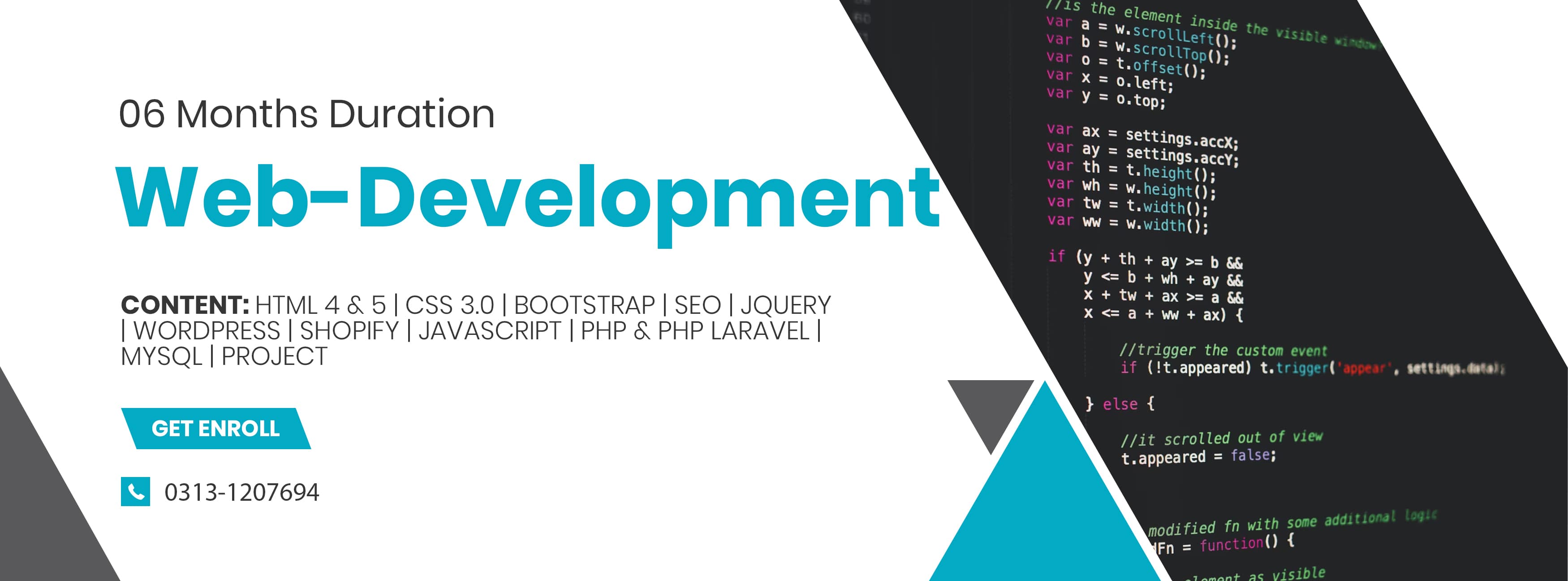 Diploma in Website Development by Nweb Solution